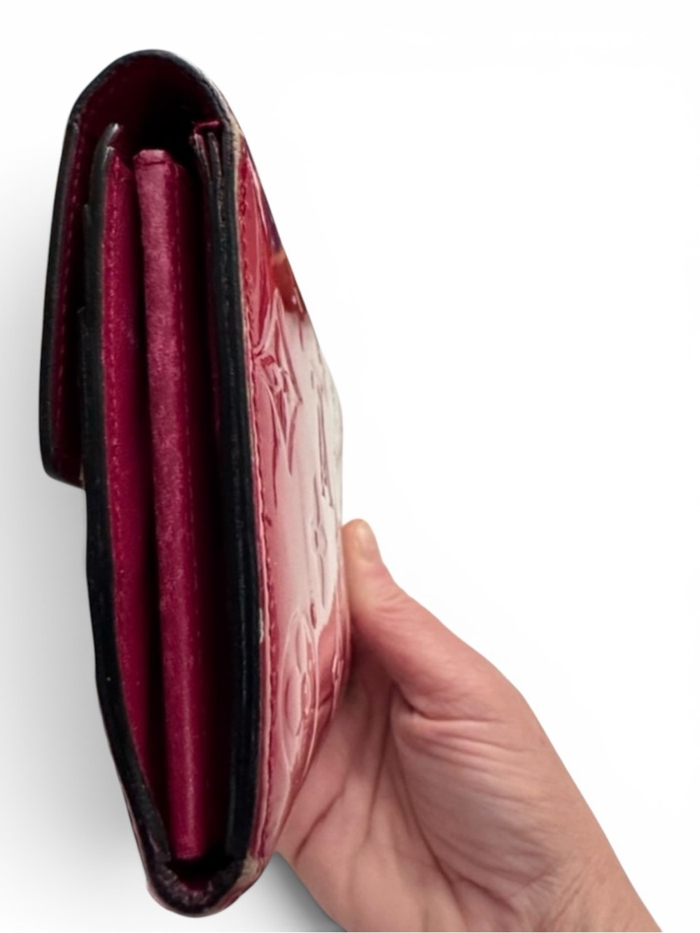 ✨💎EUC💎✨Louis Vuitton Vernis Red Patent Leather Wallet - Picture 4 of 6